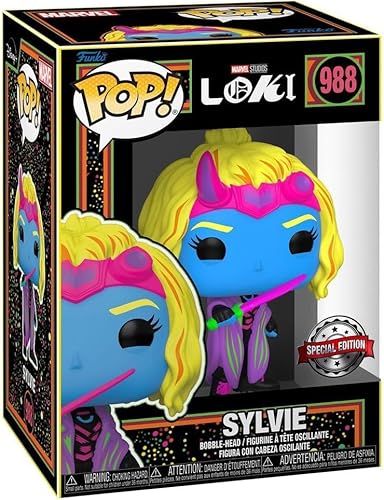 Miniatura 3 de Funko POP TV: Marvel Loki Sylvie (luz negra) (exclusivo de objetivo)