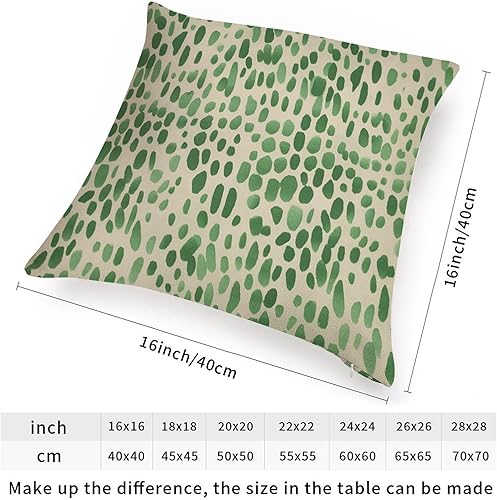 Vista 242 de Funda de cojín decorativa con estampado de guepardo verde peridoto para sofá, funda de almohada verde crema con estampado de leopardo a cuadros