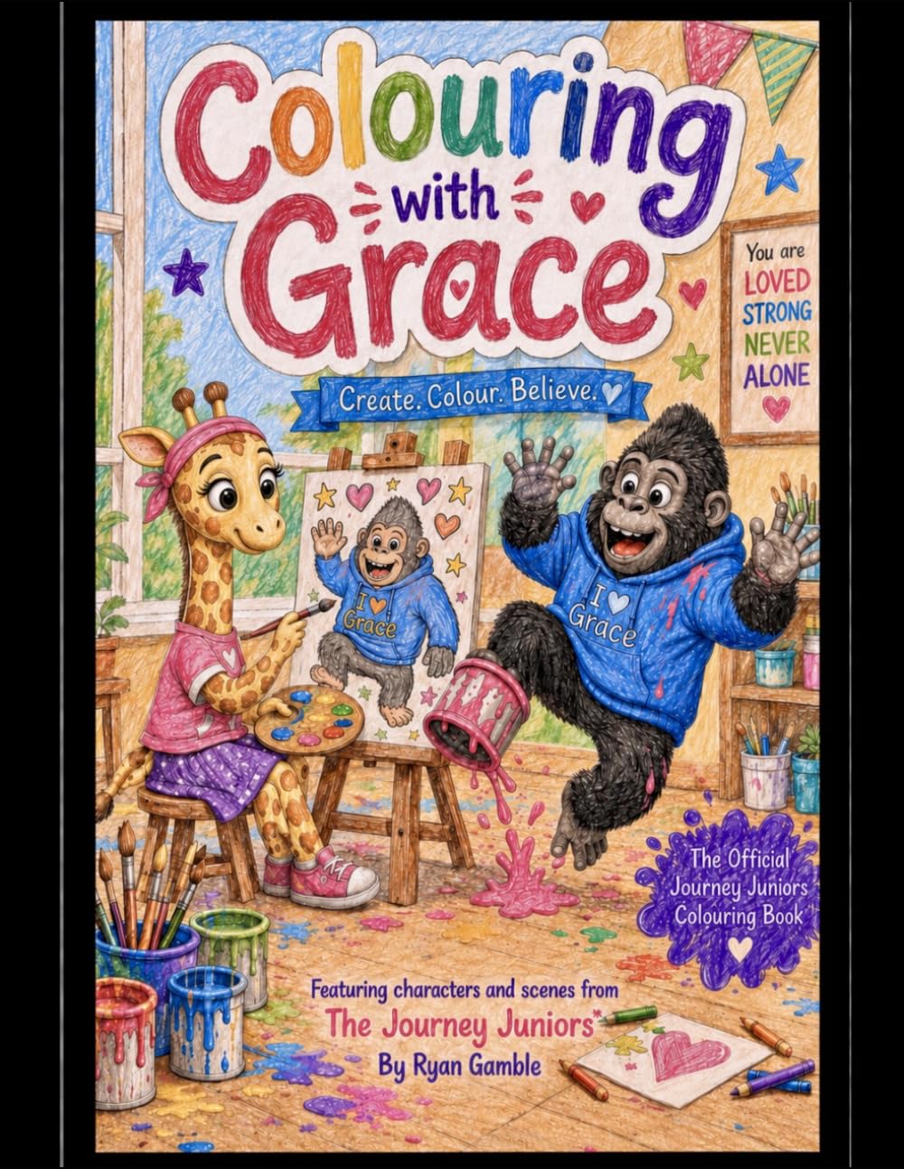 Colouring with Grace: The official journey juniors colouring book and cover competition