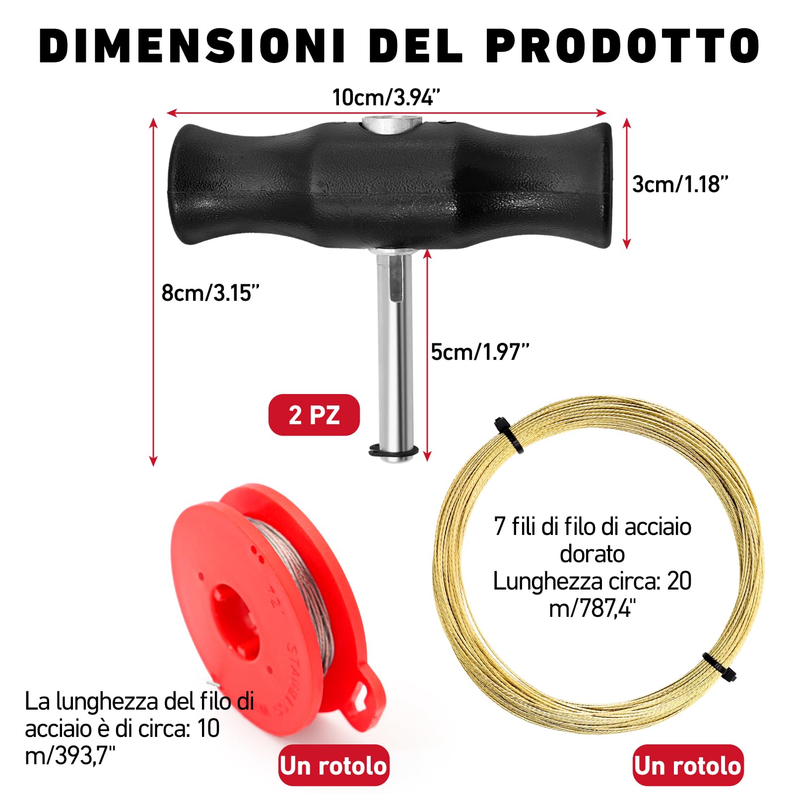 Set di attrezzi di rimozione parabrezza con manico e filo di taglio, strumento universale parabrezza, per riparazioni professionali filo di taglio parabrezza set