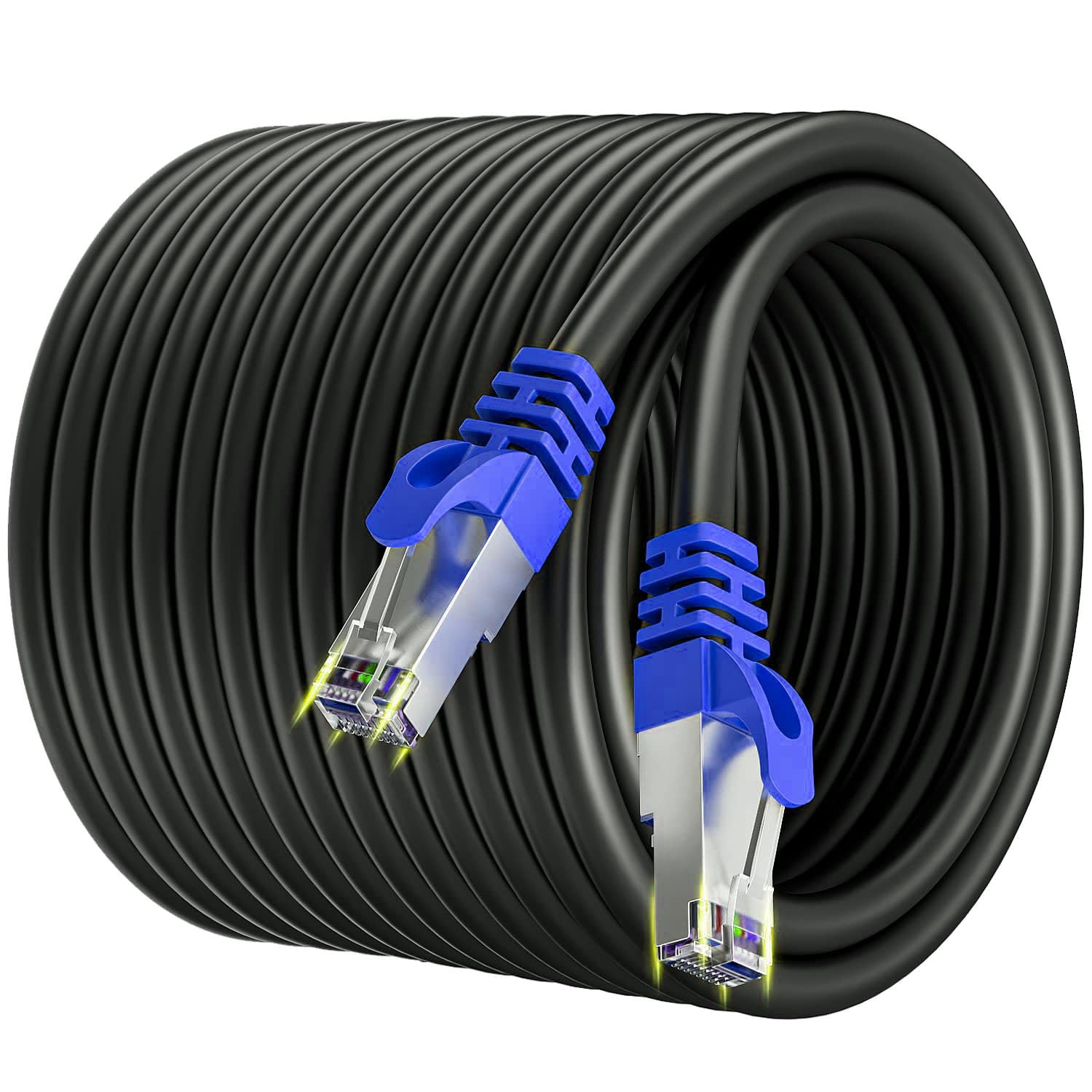 Civon 30 Meter Cat6 Heavy Duty Outdoor Cable Weatherproof/UV Resistant 1000mbps Ethernet Cable Suitable for Direct Burial Installations cat6 Ethernet Patch Modem LAN Internet Network Cord-Black (30m) (B0BB3FD2WB) Amazon Price History, Amazon Price Tracker