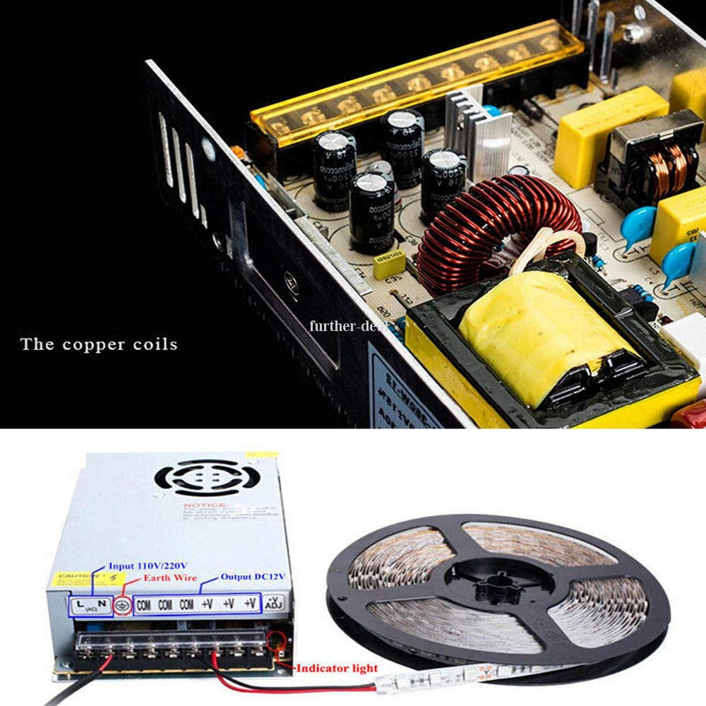 DC 5V / 12V / 24V LED Trafo Netzteil Schaltnetzteil Netzteil LED
