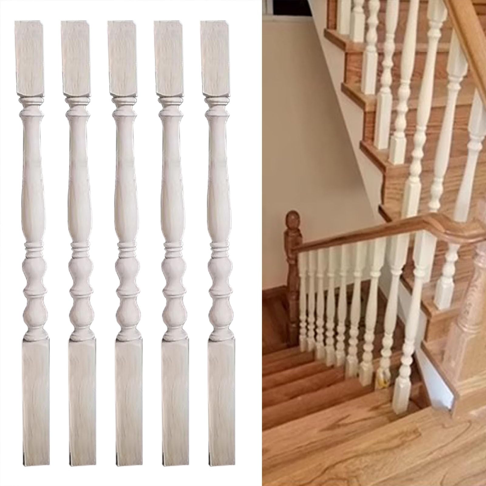 Broches escalier intérieur pour sécuriser et rénover un garde-corps ancien
