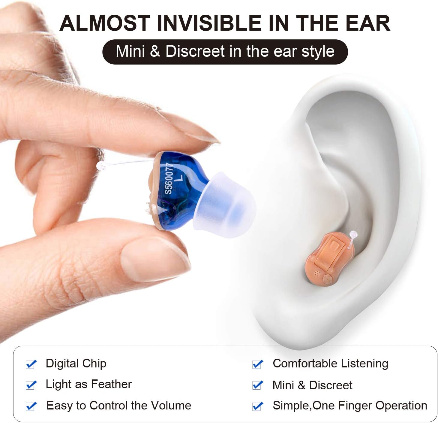 Buy Hearing Amplifier for Seniors Adults NoiseCancelling Ear