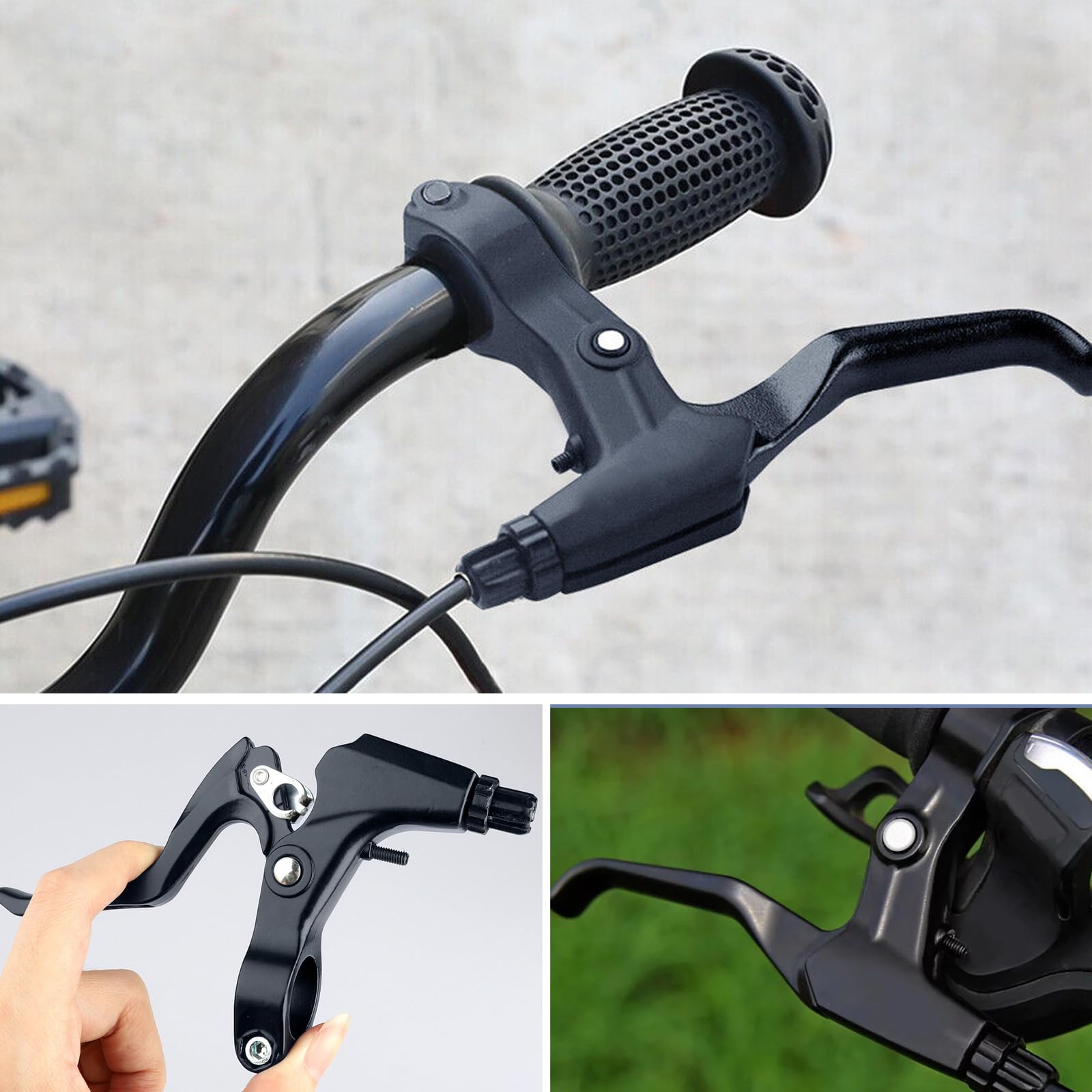 Kit De Freins Vélo V-Brake – Freins Aluminium Avec Leviers, Câbles Et Patins, Universel Pour VTT, BMX, Vélo Pliable