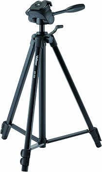 Velbon EX-430/F Aluminum Tripod with 3-Way Pan Head, 4.41lbs Load Capacity