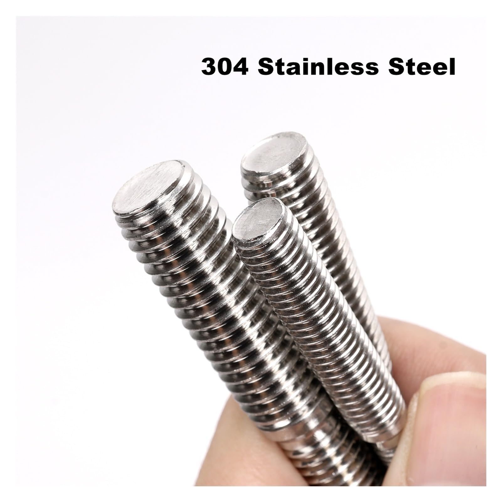 Boulons à vis à Double extrémité en Acier Inoxydable 304, 4 pièces, M6 x 1.0 à M8 x 1.25/M8 x 1.25 à M10 x 1.5/M10 x 1.5 à M12 x 1.75, Attaches filetées (Size : 4pcs M8 to M10, Color : 72mm