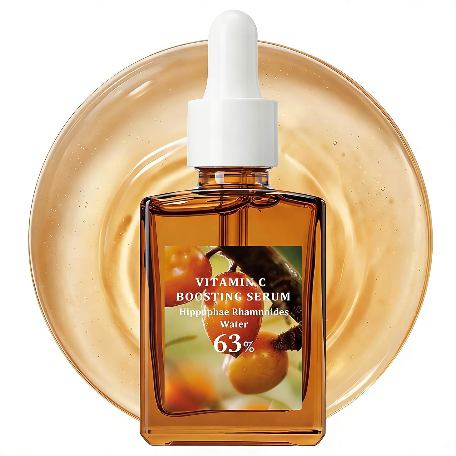 Vitamin C Boosting Serum | Daily Facial Serum with Sea Buckthorn & Hyaluronic Acid for All Skin Types | Helps Improve Dull Skin & Uneven Skin Tone, Pore Refining, 1.0 fl oz