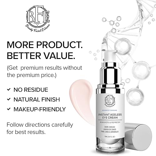 Miniatura 4 de Crema tensora instantánea para ojos: reduce la hinchazón debajo de los ojos, bolsas, ojeras. Tecnología de elevación para tensar y reafirmar la piel