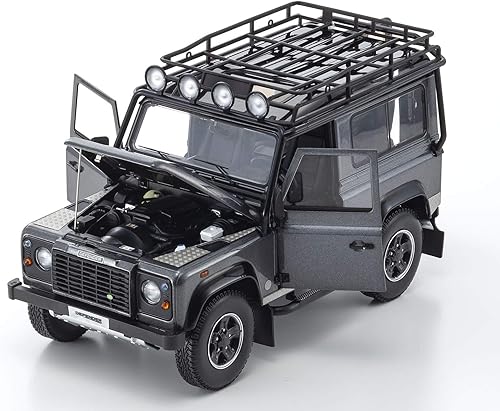 Miniatura 3 de Kyosho KY8901TR 118 Land Rover Defender 90-Dark Grey Coche miniatura coleccionable, multicolor