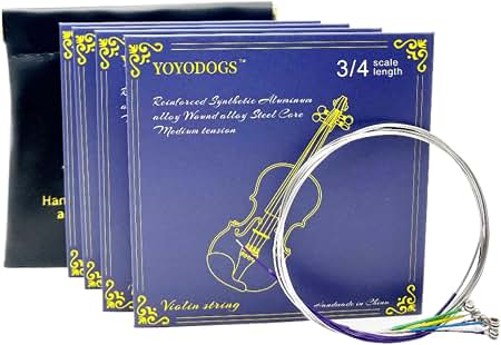 Amazon.com: Pirastro Tonica Violin String Set - 4/4 Size Aluminum