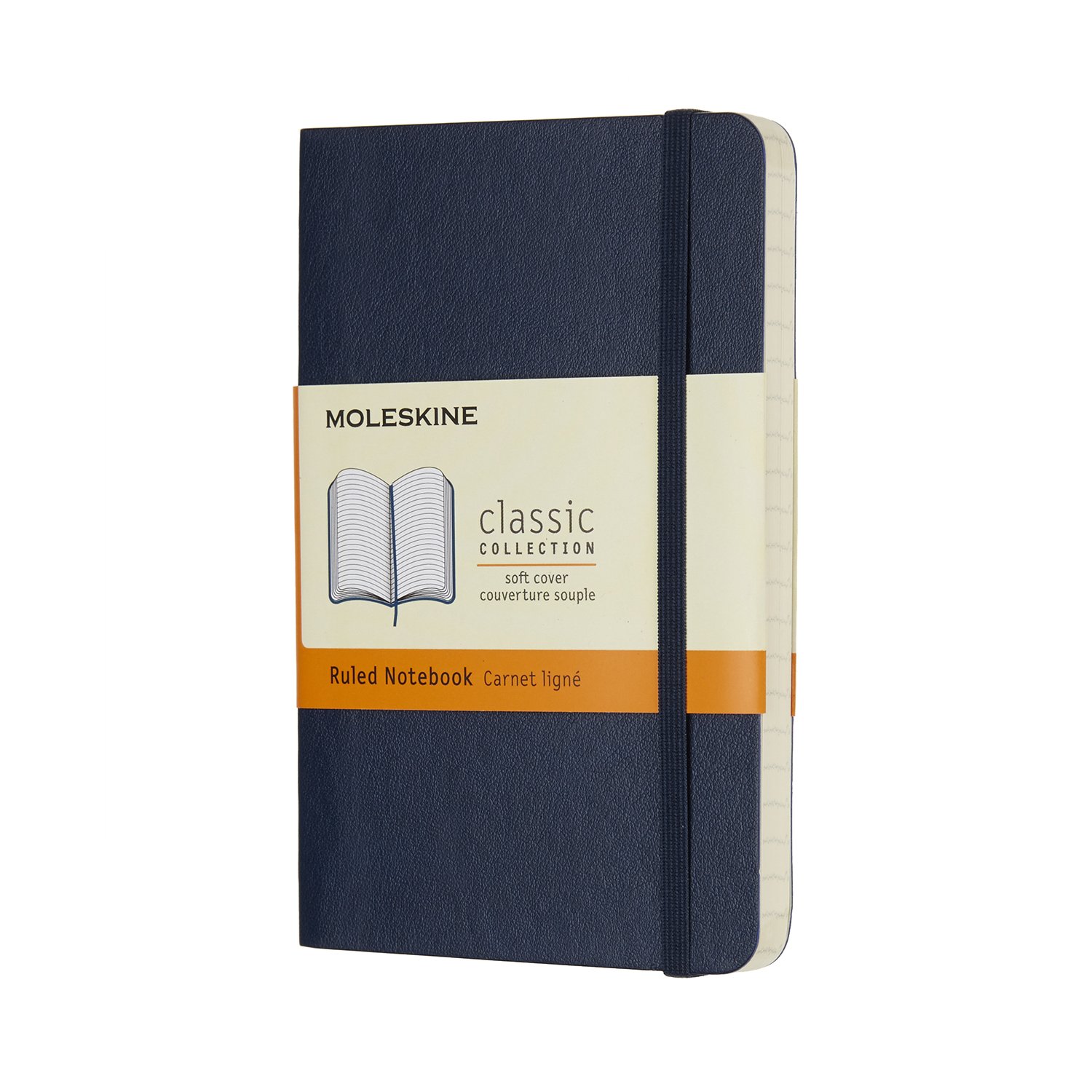 Moleskine Classic Soft Pocket Notebook, Sapphire