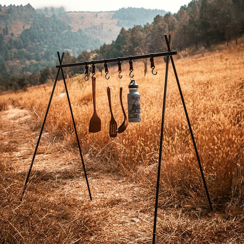 5Pcs Camping Hooks Outdoor Hangers Drying Rack Hangers Tarp Camping
