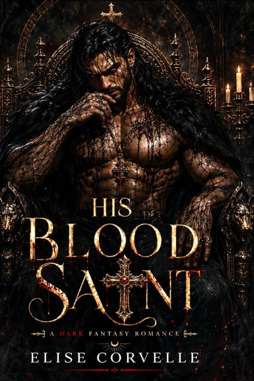 His Blood Saint: A Dark Paranormal Werewolf Romance (The Obsidian Moon Series)