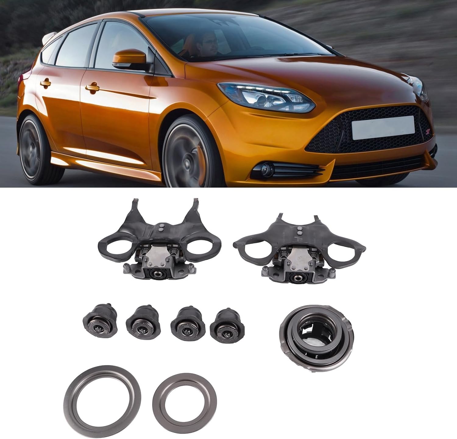 KIMISS Clutch Fork, Dual Clutch Shift Fork Set Vehicle Checking Tool Fit for Focus/Fiesta/EcoSport for Car Fault Check Car Repairing Tool for Auto