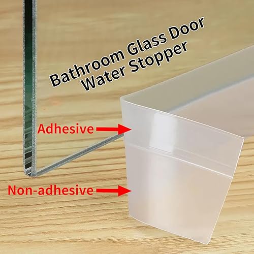 Miniatura 2 de Tapón para debajo de la puerta, tira selladora de puerta inferior, barrido adhesivo de silicona para puerta, tiras de burlete de invierno para