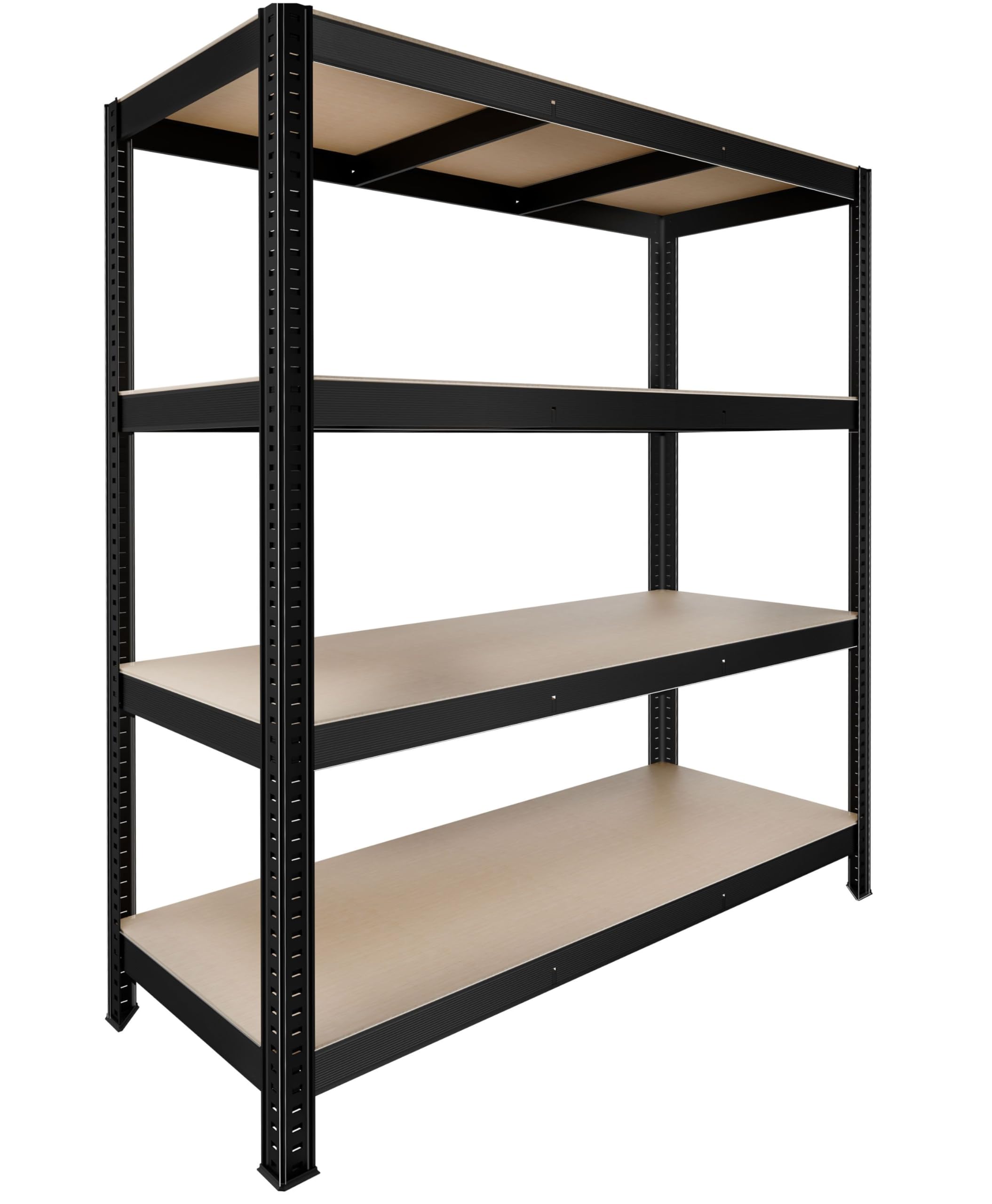 Scaffale Per Carichi Pesanti 180x160x60 Cm | Portata 1500 Kg, 5 Ripiani Regolabili | Per Garage E Officina - Foto 10