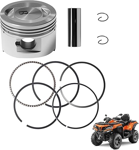 Juego de anillos de pistón GY6 49CC 50CC de 1.535 in/1.53 pulgadas con juntas de base de cabeza para 139QMB 139QMA Roketa Taotao Jonway Jmastar