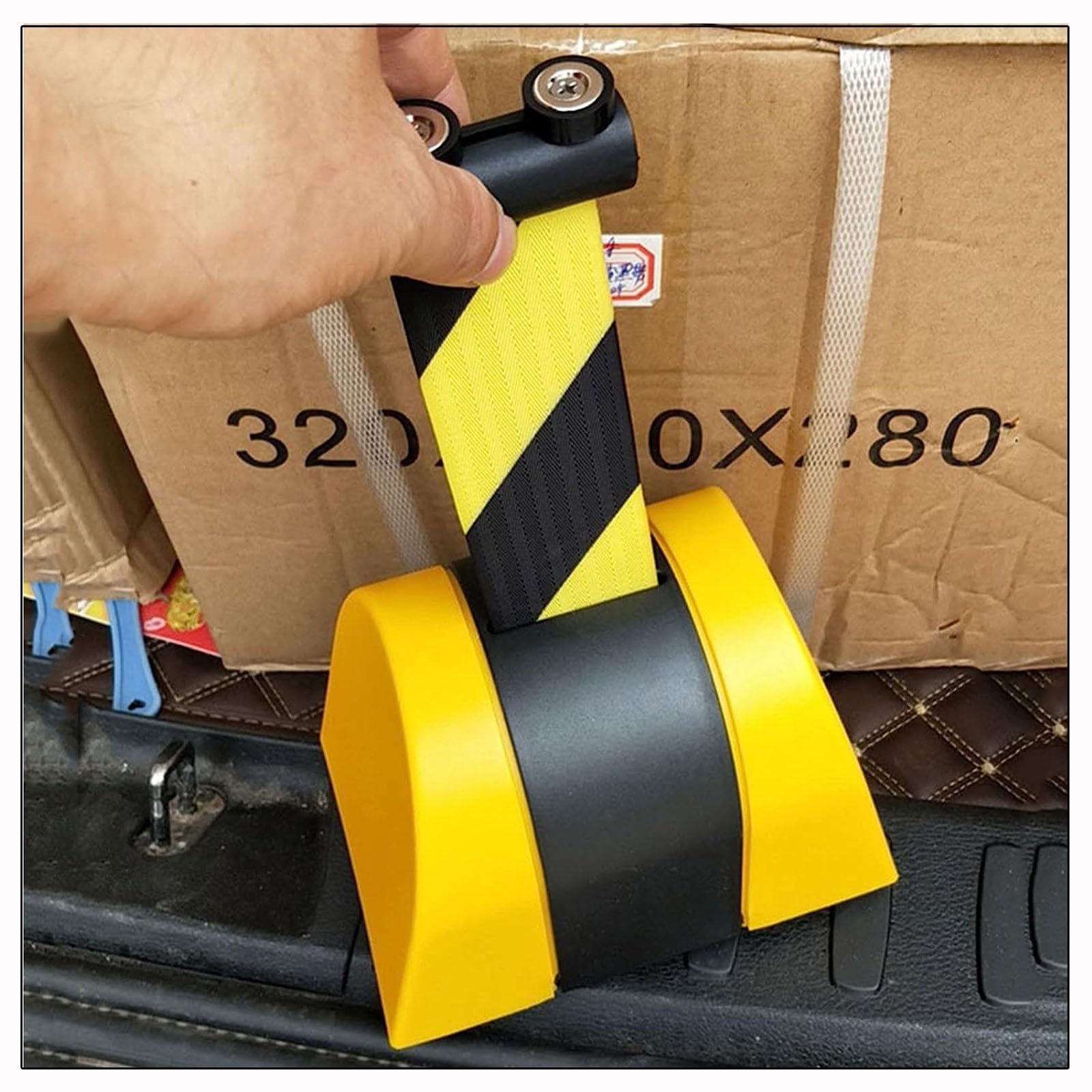 CAIFEXUE Attraction Retractable Belt Barrier, 2/3/5/10 M Retractable Wall Barrier for Area or Queue Crowd Control/a/10M(32Ft)