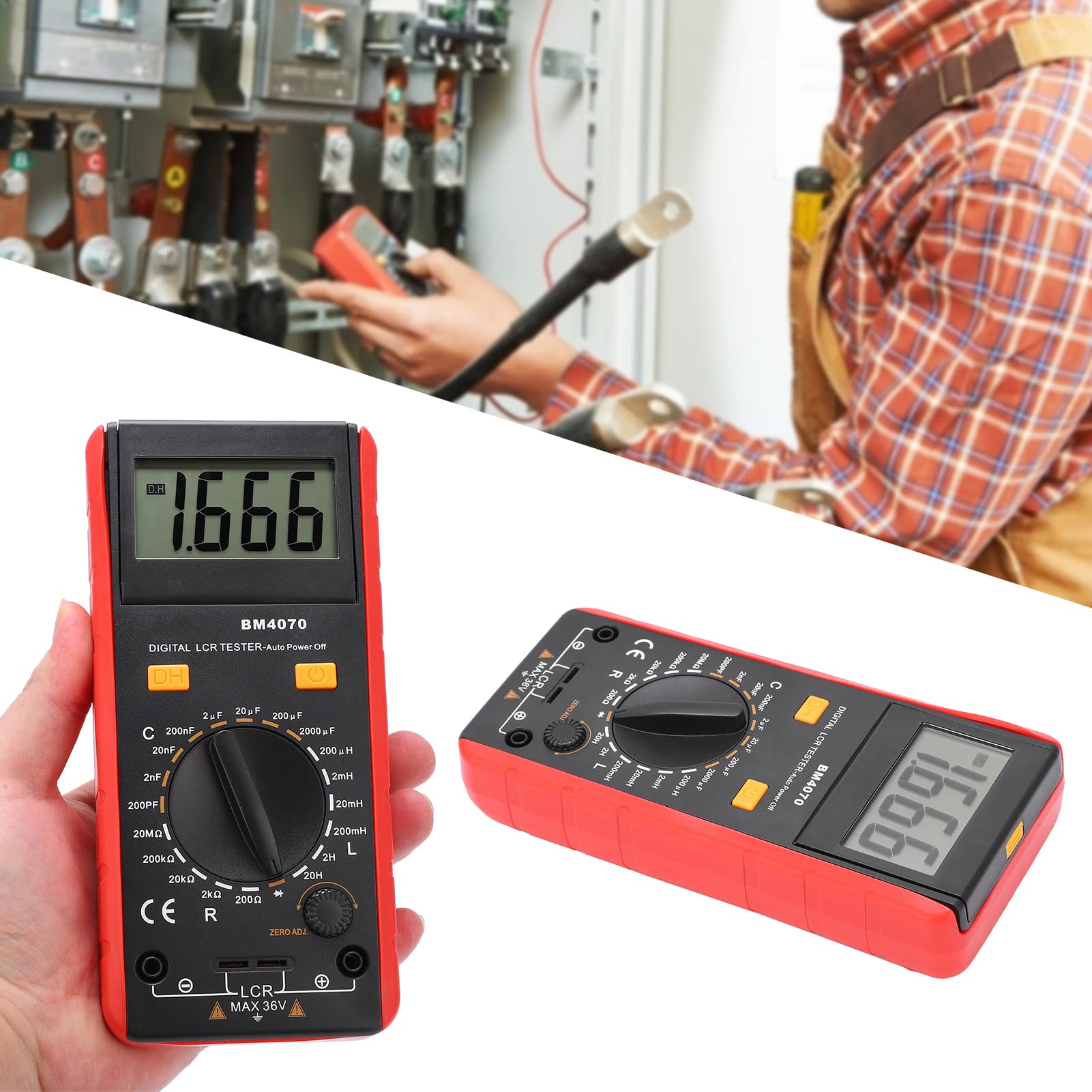 Digitalmultimeter Auto Range AC DC Spannungsprüfer,