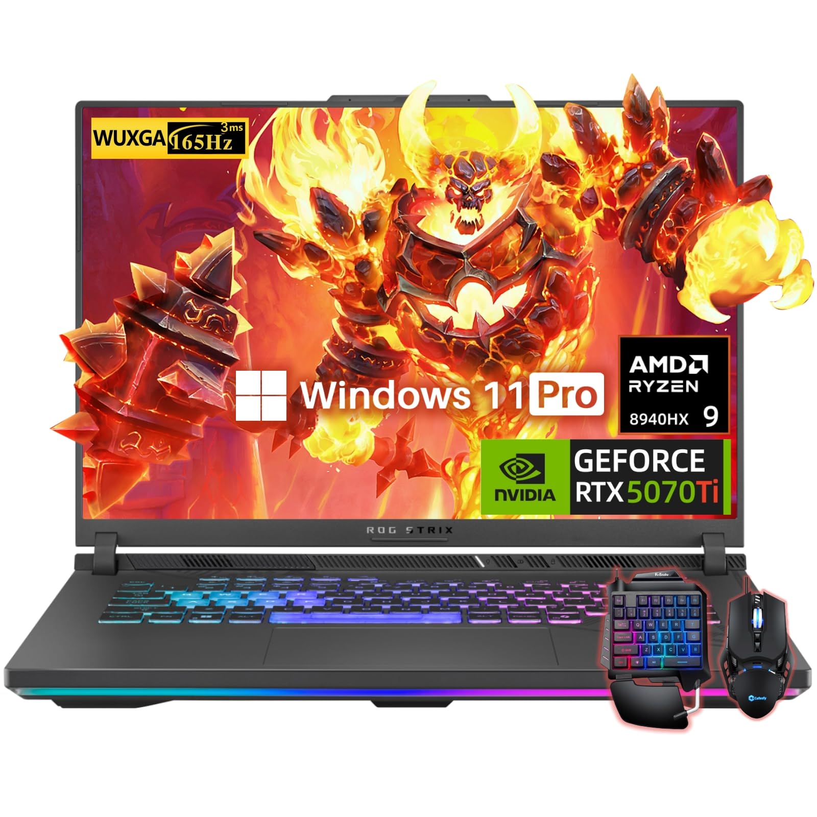 Amazon.com: ASUS ROG Strix G16 Gaming Laptop, NVIDIA RTX 5070Ti