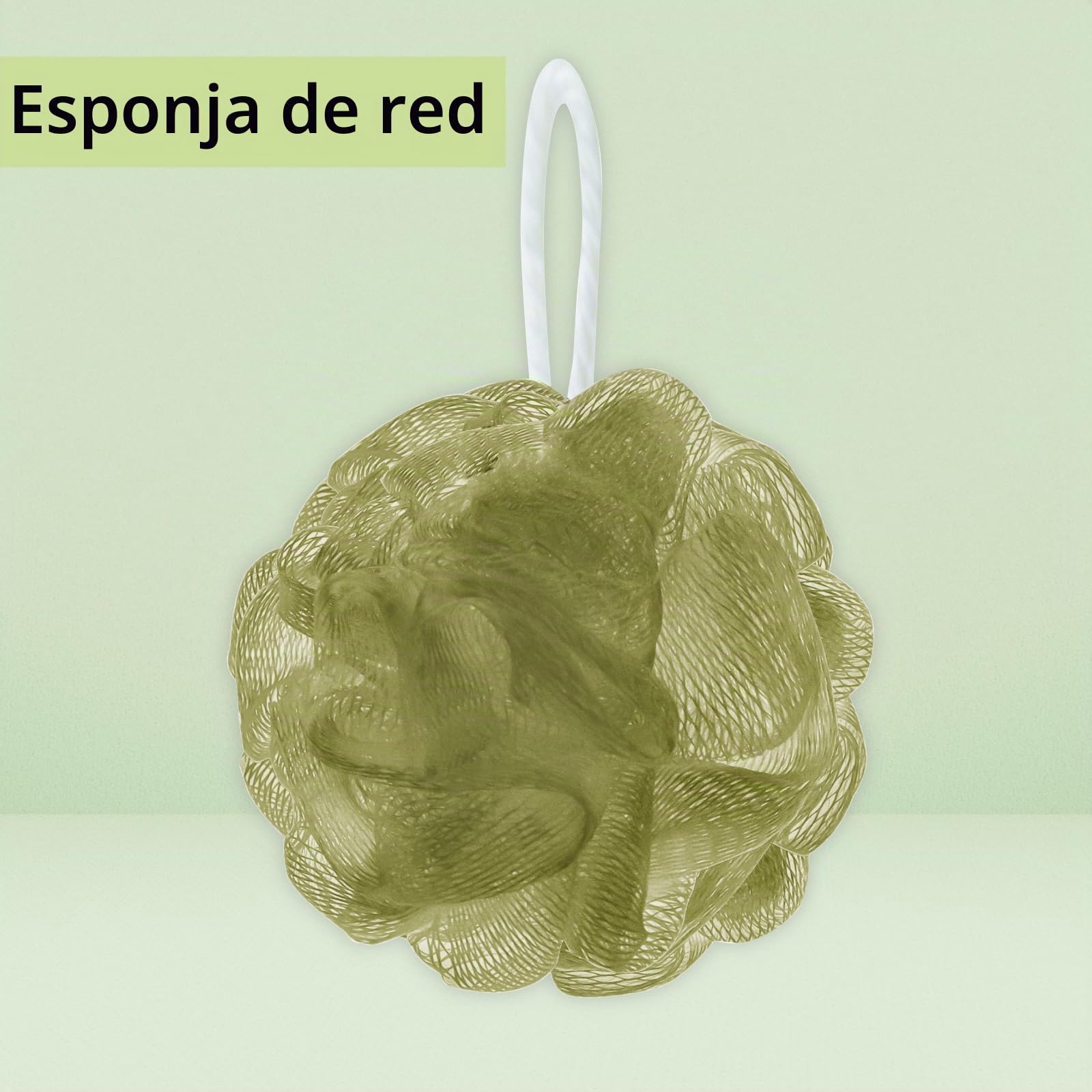 Accentra - Set de baño de regalo para mujer OLIVE en copas de algas marinas, set de ducha regalo con gel de ducha, baño de espuma, bomba de baño y esponja de red, set de bienestar de 4 piezas para