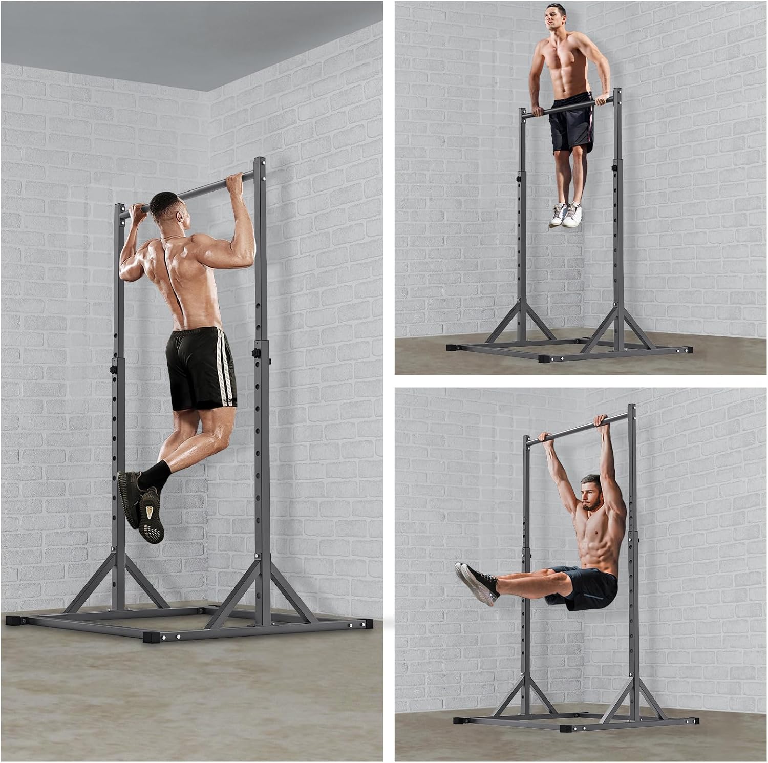 SELEWARE Power Cage Accessories, Dip Handles, Pull‑Up Stations, and Multi‑Grip Training Attachments