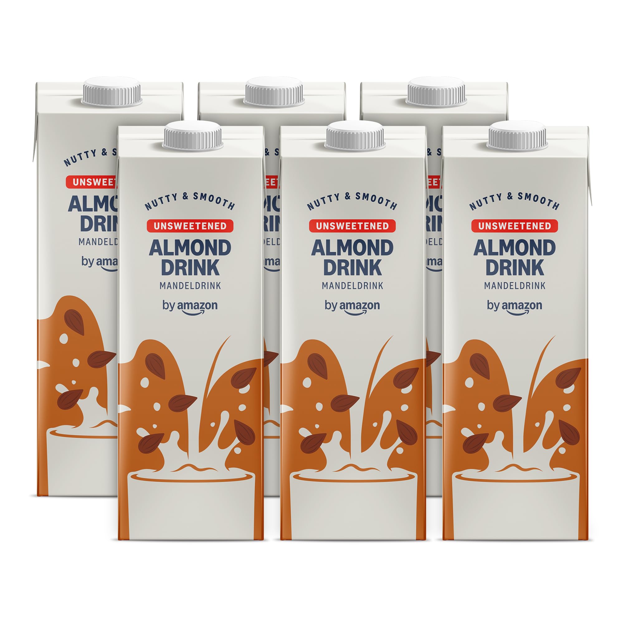 Amazon Sin Azúcar Bebida De Almendra, 6 x 1L