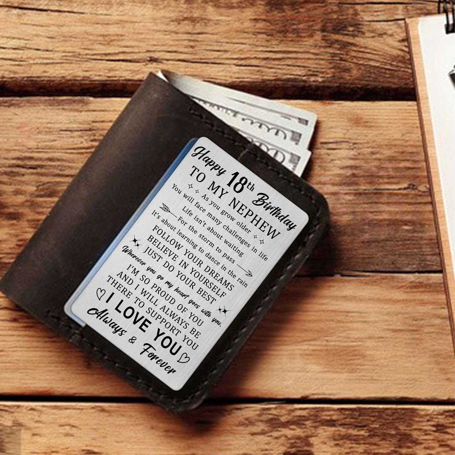 HYHYDHP Nephew 18th Birthday Card - 18 Year Old Birthday Gifts for Nephew - Happy 18th Birthday Nephew Card, Adult Nephew 18 Yr Bday - Image 5