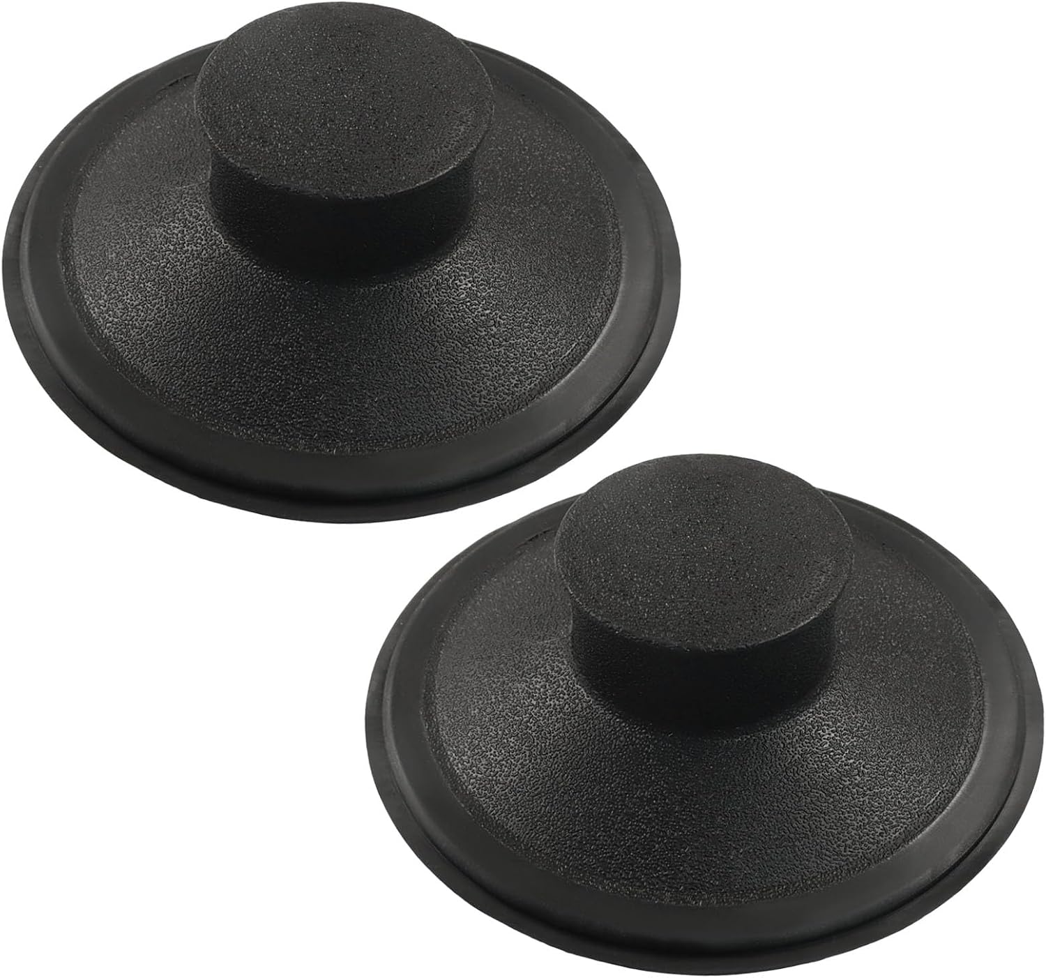 Bivethoi 2 Pack Sink Stopper Universal 3-1/2" Rubber Drain Plug for Kitchen Sink, Garbage Disposal Stopper – Replacement for Standard Disposal Models