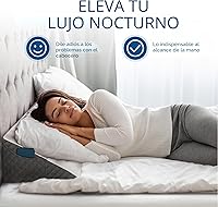 Vista 3 de Kolbs - Almohada de cuña de cama tamaño King para cabecero Almohada moderna y elegante para llenar el espacio entre la cabecera y el colchón