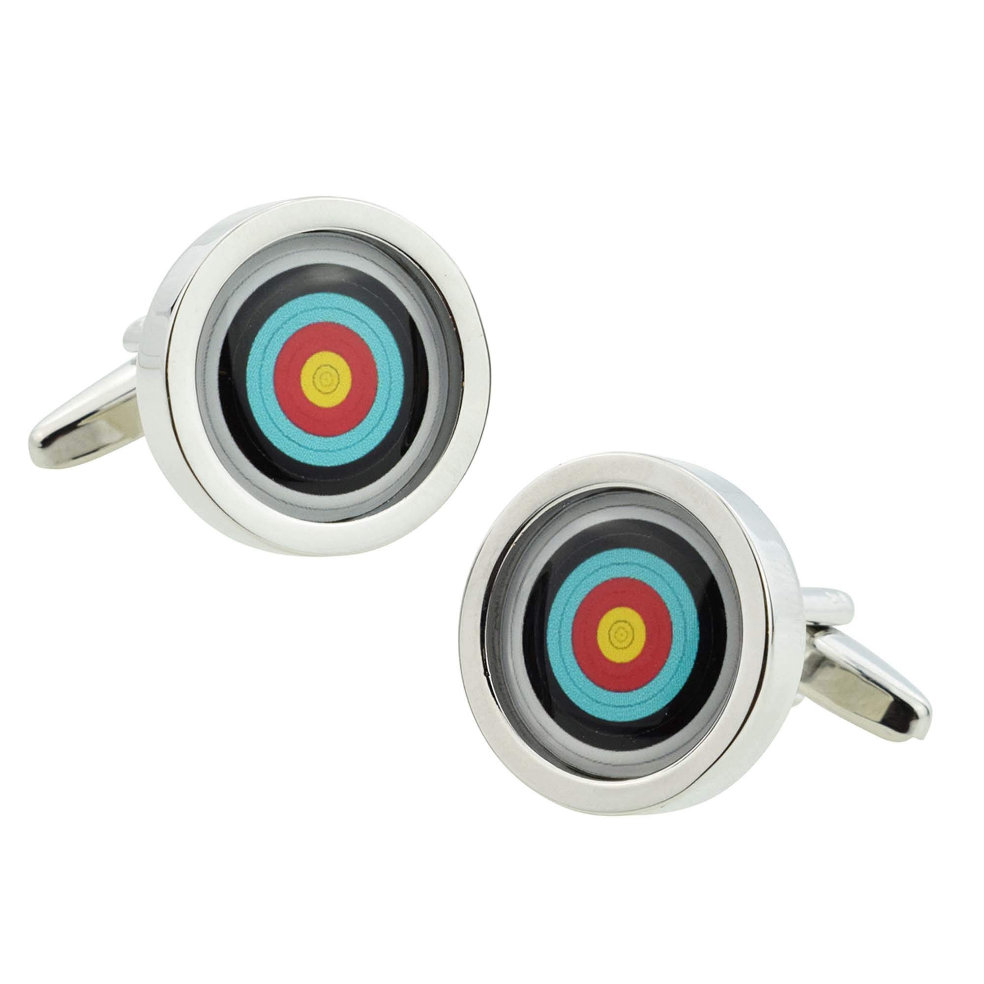 GTR Archery Target Cufflinks