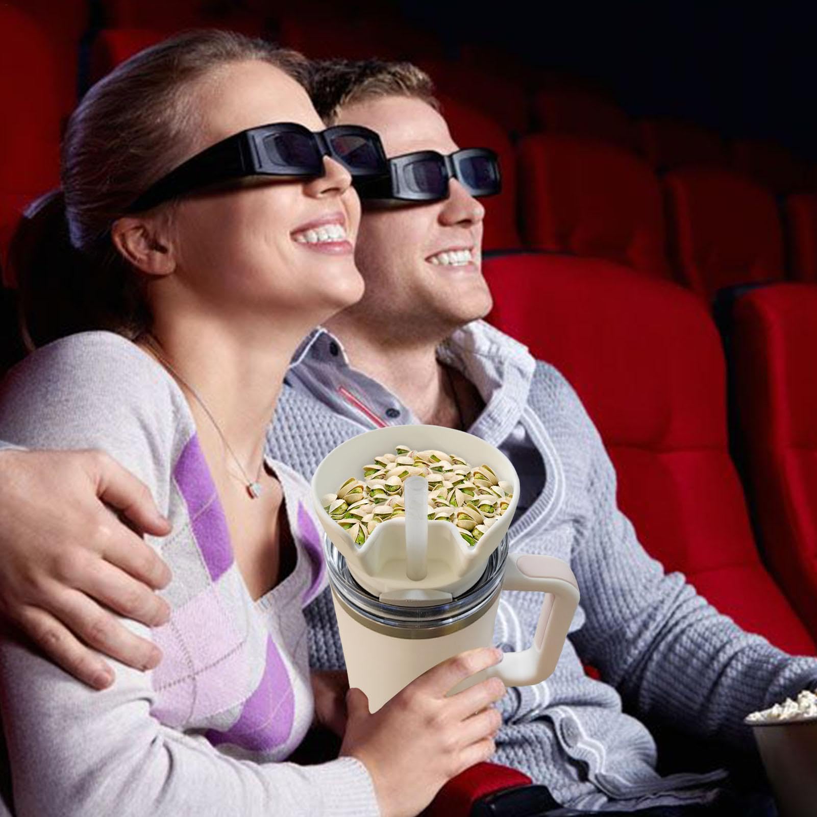 2-in-1 Becher & Snackhalter - Auslaufsicher Für Kinder Unterwegs