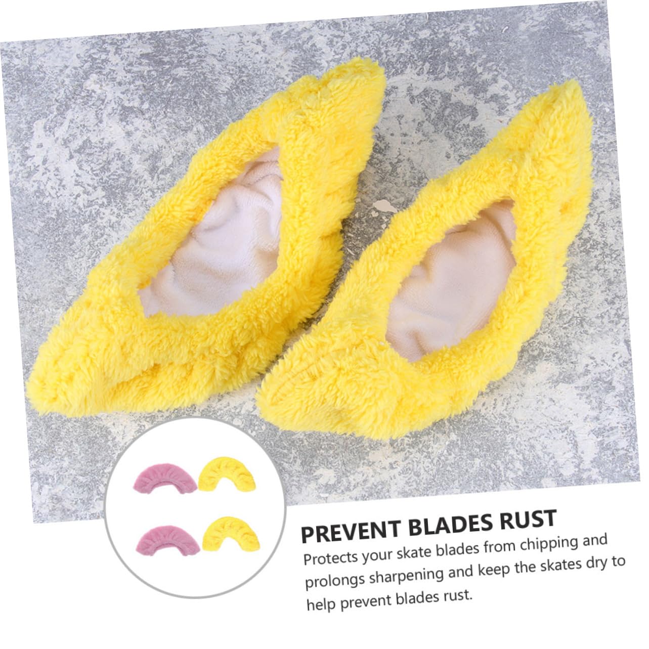 POPETPOP 6 Paires Patins à Glace protège-Lames de Skate Protecteur de Lame de Patin Lame Rasoir Le Hockey Couvre-Lames de Hockey durables Couvre-Lames de Patinage Absorber l'eau Côte Enfant