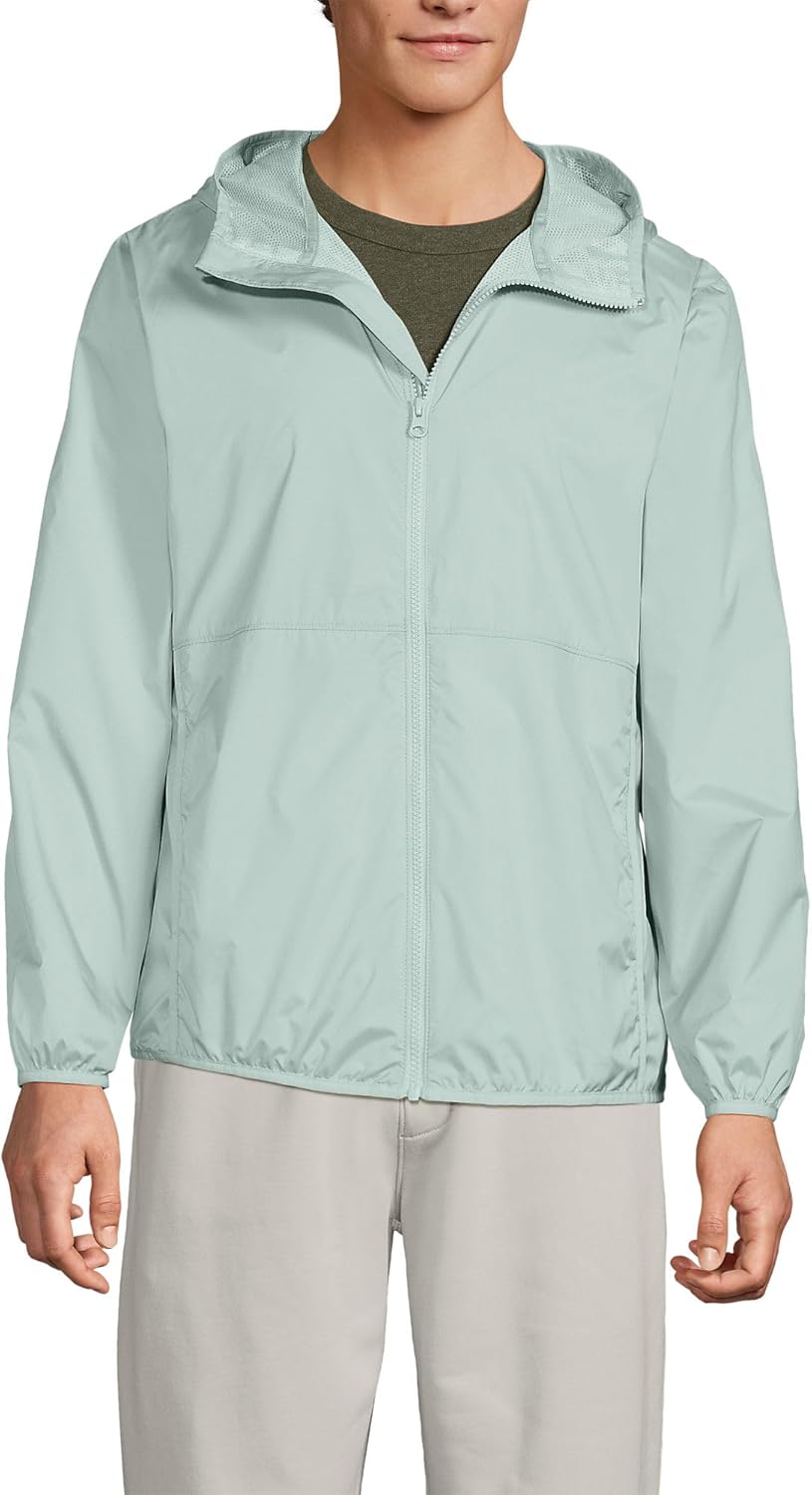Lands' End Men's UPF 50 Windbreaker Jacket