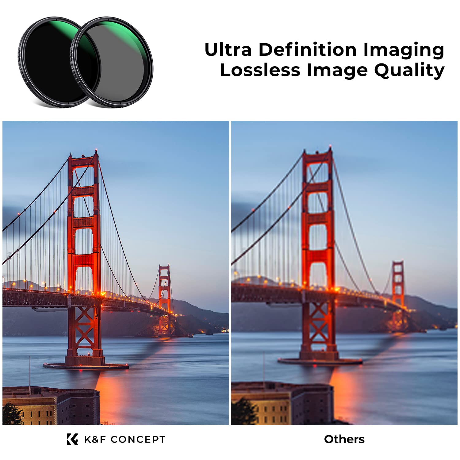 K&F CONCEPT 77mm Variable ND Filters Set- ND2-32 - Image 4