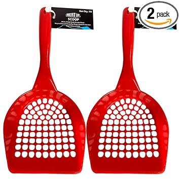 Meat Up Cat Litter Durable Plastic Scoop (Buy 1 Get 1 Free)