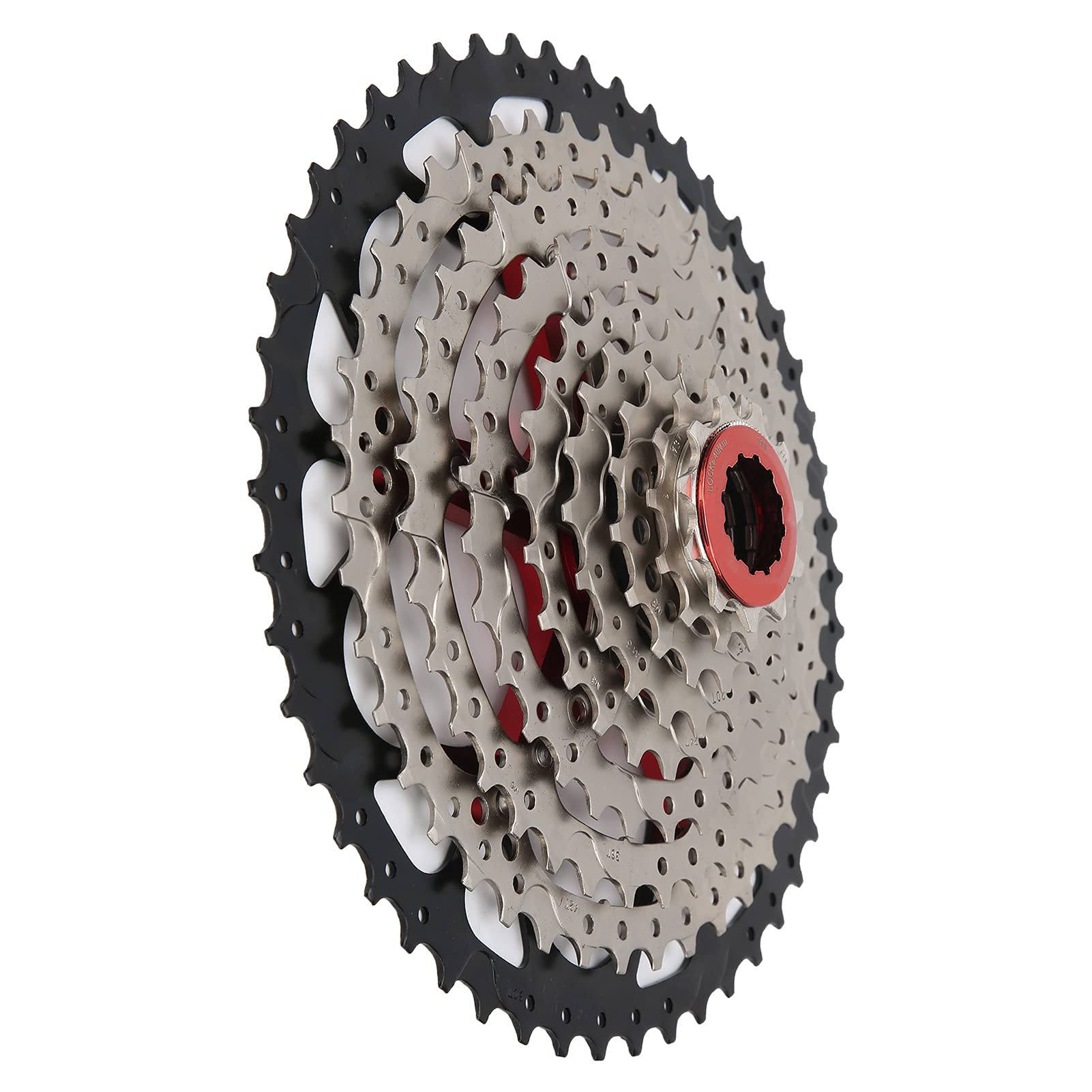 AMONIDA Wolnobieg Rowerowy 9-biegowy, Trwałe Koło Zamachowe Typu Karcianego do Rowerów Górskich i Szosowych, 11-50T, Stal Chromowo-molibdenowa, 1 Sztuka