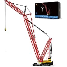 JMBricklayer Crawler Crane Building Set for Adults, Large Construction Crane Model Kit, Engineering Vehicle Building Blocks Toy with Rotating Cab, Heavy Equipment Collectible Gift for Teens Men