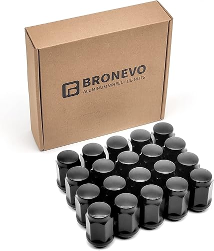 Miniatura 2 de BRONEVO Tuercas de rueda de 1/2"-20 con asiento cónico de 0.748 in (3/4") hexagonal para Ford Bronco II Jeep Cherokee Grand Cherokee Liberty