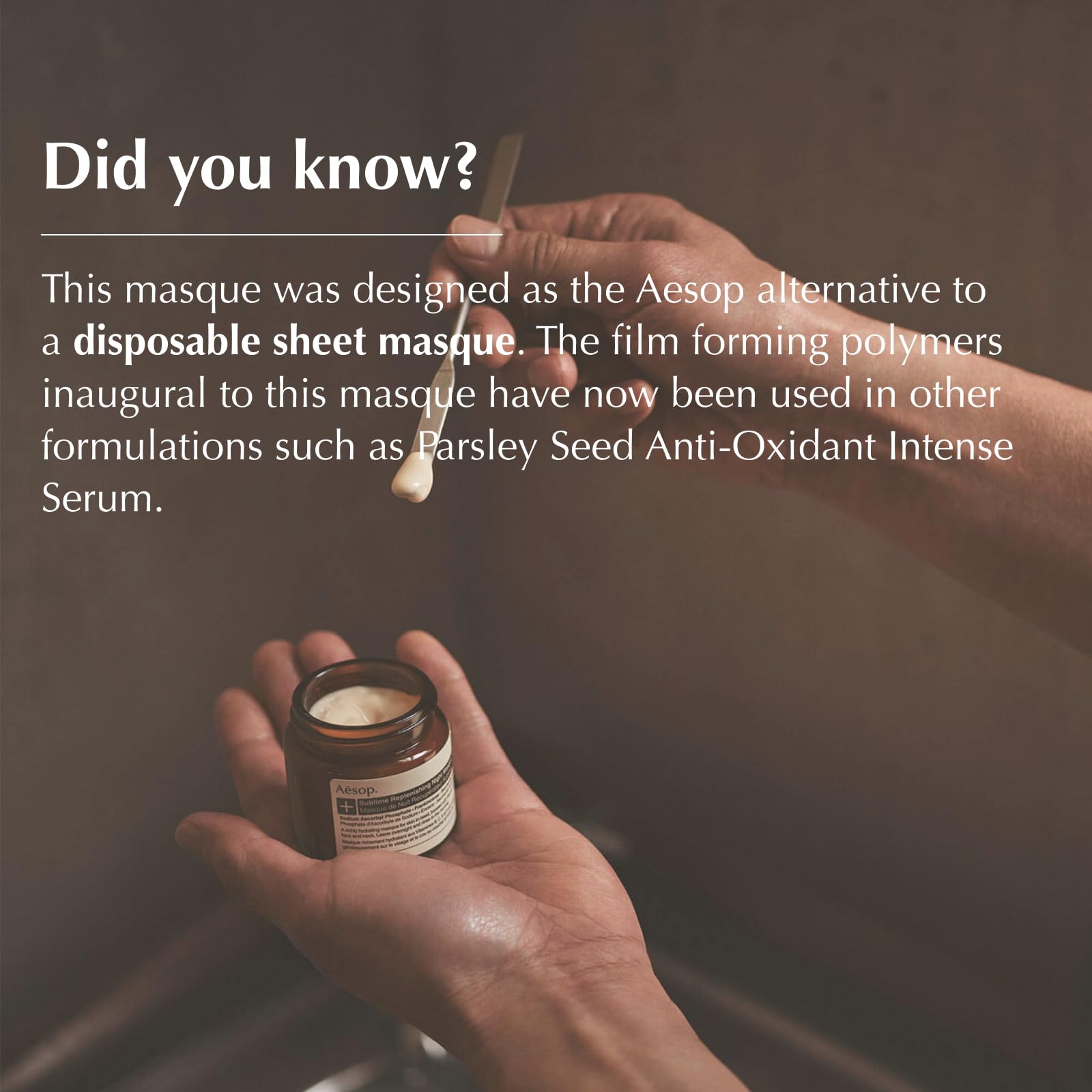 Amazon.com : Aesop Sublime Replenishing Night Masque | Hydrating