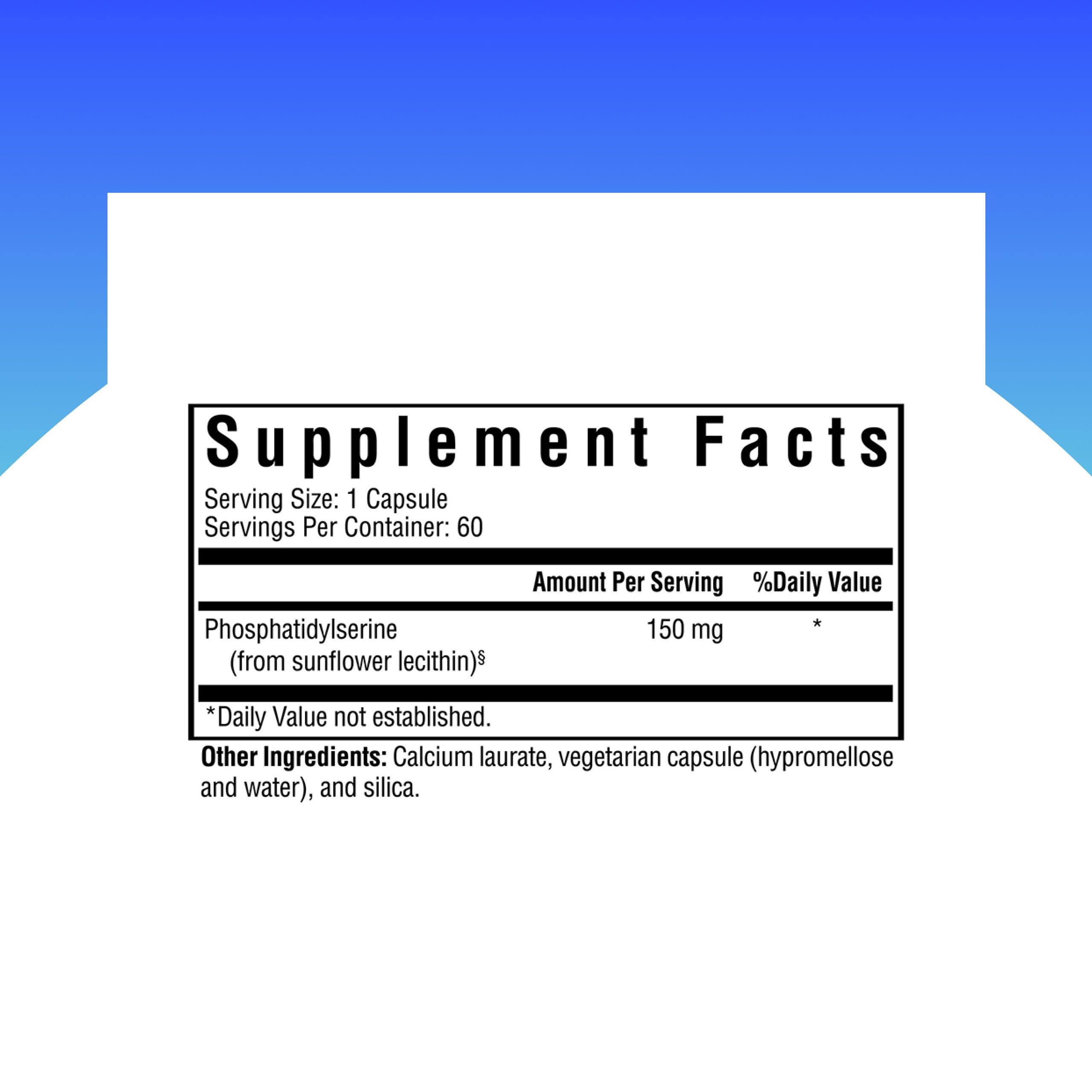 Seeking Health Phosphatidyl Serine by - 60 Vegetarian Capsules — Amazon image 2