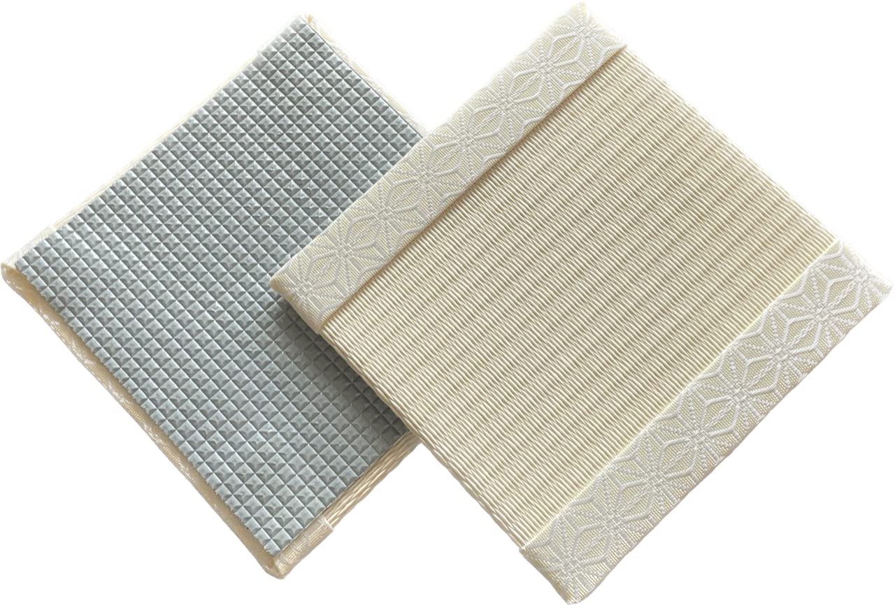 Amazon｜和楽美 カラー座卓敷き（滑り止め付き）4枚セット（15cm×15cm 
