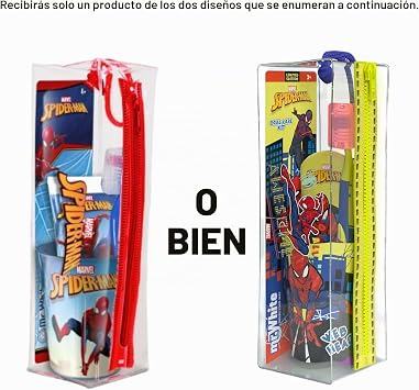 Mr White Jr Spider-Man Pencil Case with Set
