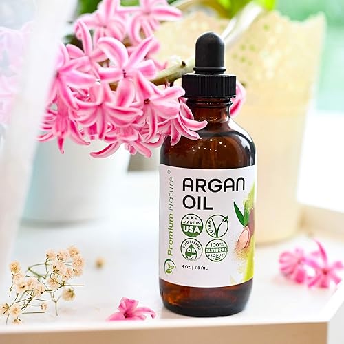 Miniatura 7 de Aceite de argán orgánico virgen 100 puro aceite de argón prensado en frío para el cabello estimula el crecimiento del cabello seco y dañado Aceite