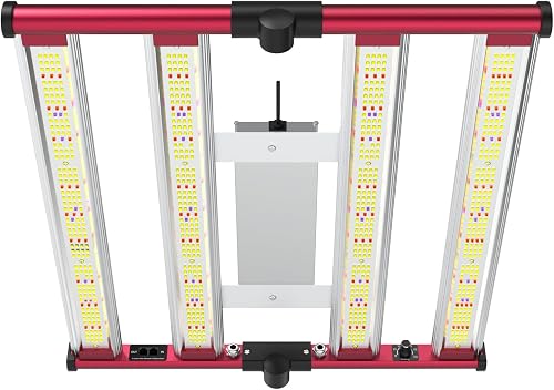 AGLEX 240W LED Grow Lights UV IR Grow Lights for Indoor Plants with 780PCS Diodes Daisy Chain Foldable & Dimmable Full Spectrum Commercial Hydroponic Growing Lamp 3x3/4x4 Grow Tent