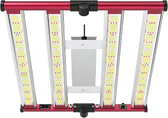 AGLEX 240W Full Spectrum LED Grow Light for Indoor Plants, Dimmable, Daisy Chain, Foldable