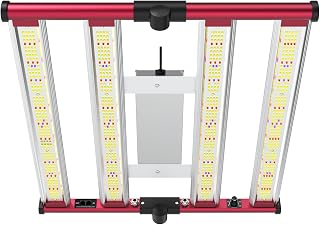 AGLEX 240W LED Grow Lights UV IR Grow Lights for Indoor Plants with 780PCS Diodes Daisy Chain Foldable & Dimmable Full Spectrum Commercial Hydroponic Growing Lamp 3x3/4x4 Grow Tent