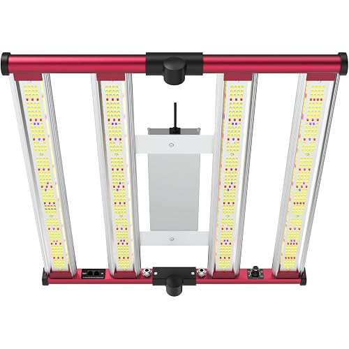 AGLEX 240W LED Grow Lights UV IR Grow Lights for Indoor Plants with 780PCS Diodes Daisy Chain Foldable & Dimmable Full Spectrum Commercial Hydroponic Growing Lamp 3x3/4x4 Grow Tent