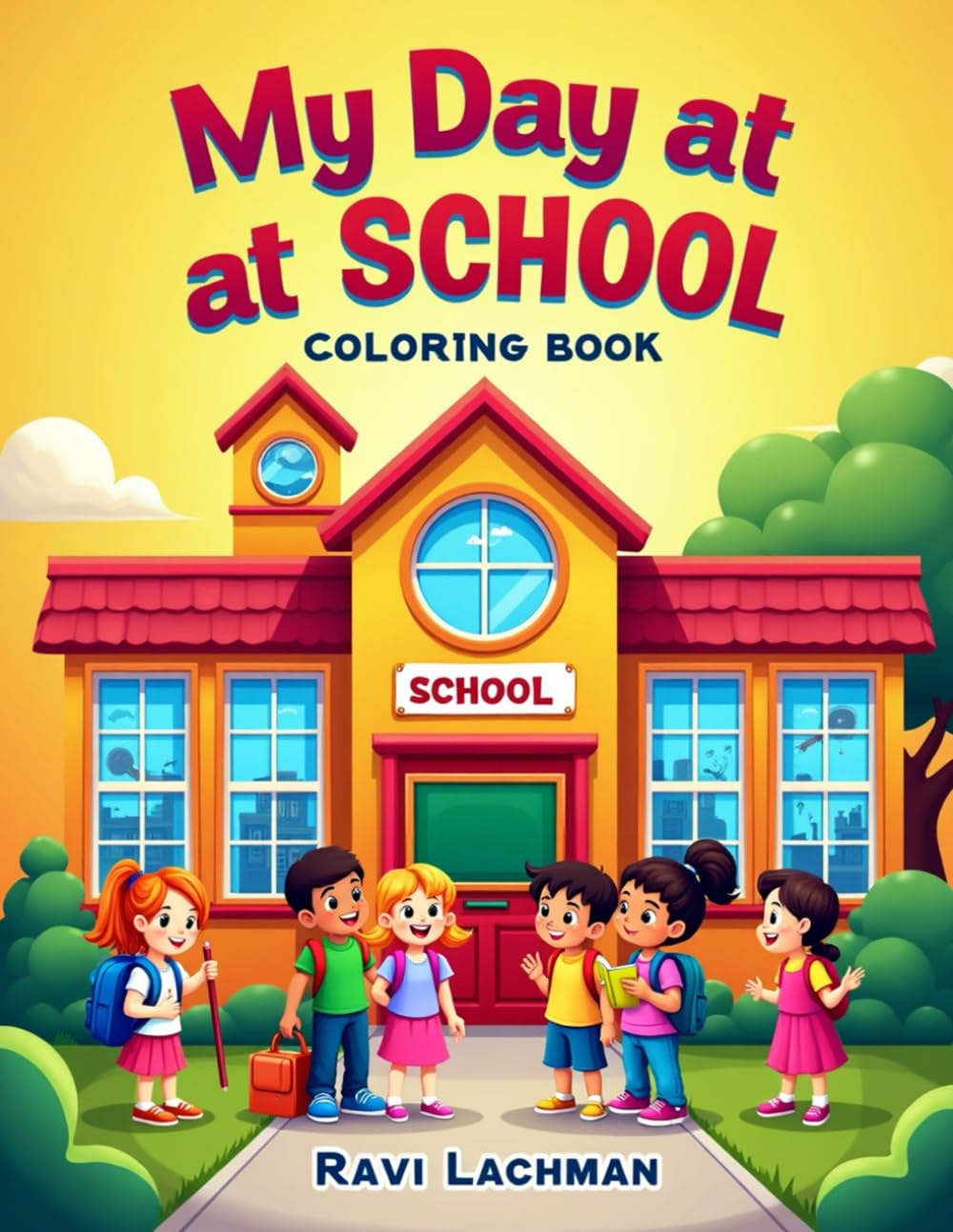 My Day at School Coloring Book